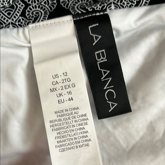 La Blanca womens Oasis Mid Rise Hipster Bottom, Size 12 NWT - Picture 4 of 7